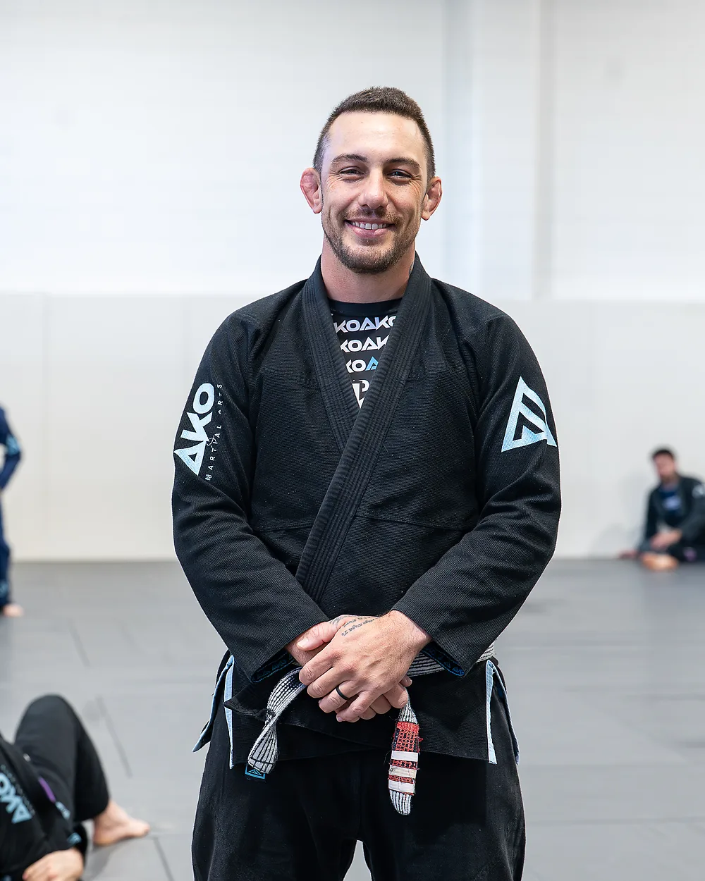 Robbie Paraha, 3rd degree BJJ black belt and head instructor at Ako Martial Arts